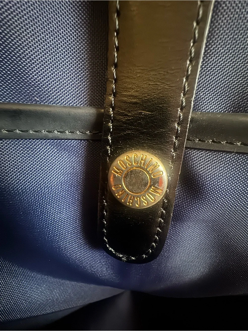 Moschino Black Messenger Bag